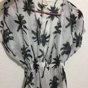 Flowy bathing suit cover